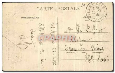 Barraux (Isère) — As Gorges do Cesson — A Usina Elétrica do Haut-Grésivaudan — Call. J. Grimal, Chambléry — Verso