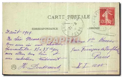 Charavines-les-Bains — Um canto do Laos — G. de D. Voiron, n°284 — Verso