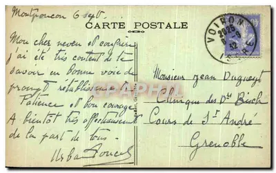Jezioro Clarets — Massif du Taillefer — Dauphiné — n°709 — Rewers