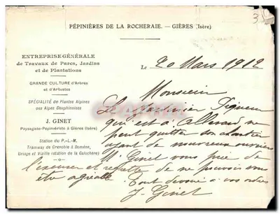 La Rocheraie — Le Jardin Paysager et la Culture des Plantes Aquatiques — J. Ginét — Verso