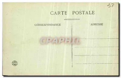 Dauphiné — Línea de la Mure, paso de la Rivoire a 300 m de altura sobre el Drac y el Mont Aiguille — E.R. — Reverso