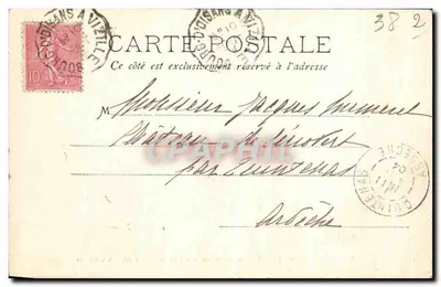 Jezioro Bauviteil — z Bourg d'Oisans do St. Christophe — Papeterie des Alpes Eug. Robert, Grenoble — Rewers