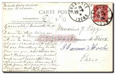 Sassenage — Les Cuves — Agence Générale de Journaux, Grenoble — Rewers