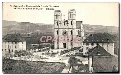 Saint-Laurent-du-Pont — A Igreja — Nas proximidades da Grande Chartreuse