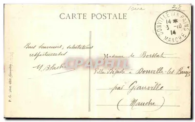 La Grave (alt. 1526 m.) e a Meije (alt. 3987 m.) — Dauphiné — P.G. fot. editor, Grenoble n° 881 — Verso