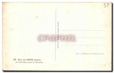 Nowy most Beauffin — Okolice Corps (Isère) — Wydawca Adapa — Rewers