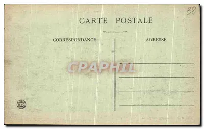 Ruínas da antiga fortaleza da Bátie — XIIIº século — Blanchard édit. Vienne — Verso