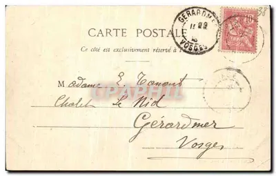 Uriage-les-Bains — W Parku — Cliché 3. E. Papeterie J. Doucet, Grenoble — Rewers