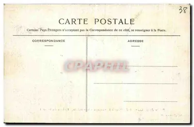 Estrada de St-Laurent-du-Pont para a Grande Chartreuse — Entrada do Deserto — J. G., Editora, Voiron - 345 — Verso