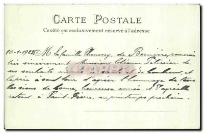 Chartreuse — Hôtellerie des Dames — L.M. n°457 — Verso