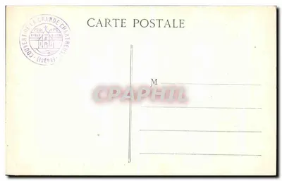 Grande-Chartreuse — Nossa Senhora de Casalibus — editor não identificado, número de série não visível — Verso