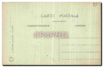 Dauphiné — Rota da Grande Chartreuse — Os Túneis — P. GAUDE, Grenoble — Verso