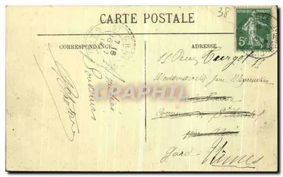 Grenoble — O Desvio do Isère e o Casco de Néron — Rapid-Photo n°28 — Verso