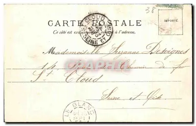 Grenoble — Rota da Grande Chartreuse — V.P. No 215 — Verso