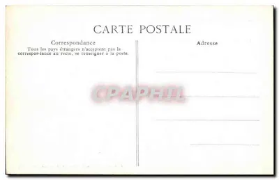 Grenoble — Pałac Sądowy i Statua Bayarda — Wydawca Générale de Journaux, Grenoble — Rewers