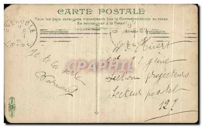 Grenoble. O campanário de St-Marie e a cidade — L. VILAGH — Verso