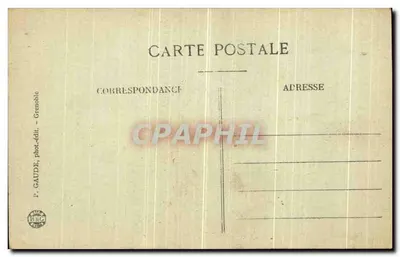 Grenoble — Cours Saint-André i Avenue de Vizille — F. GAUDE, fot. i wyd. — Rewers