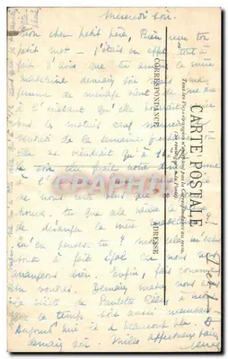 Cormery — A Antiga Abadia — E. Fougeroux, Edit. — Verso