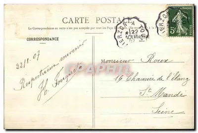 Montlouis - Kasteel van Bon-Désir en de Helling van de Loire - H. B. — Achterkant