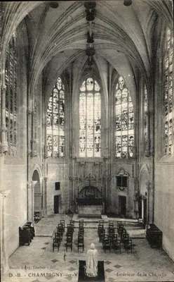 Champigny-sur-Veude — Interior da Capela — Dando-Berry, Loudun - 517