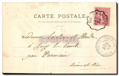 Gizy-sur-Loire — O Castelo — Coleção Tournesac, Bourguoill (Indre-et-Loire) — Verso