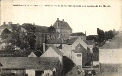 Bourgueil — Visão da Abadia e da Comunidade das irmãs de St-Martin — Édition Samson, Bourgueil