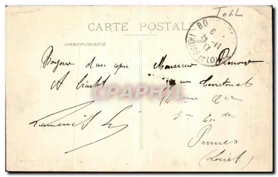 Bourgueil — Visão da Abadia e da Comunidade das irmãs de St-Martin — Édition Samson, Bourgueil — Verso
