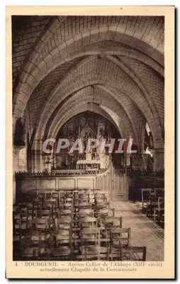 Bourgueil - Antigo Cellier da Abadia (século XIII) atualmente Capela da Comunidade