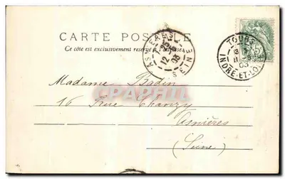 Chenonceaux — Vista general — Fot. Señora Marchais - Galeries F. Foucher — Reverso