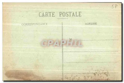 Les Settons — Le Chemin de Ronde — Le Morvan illustré, wydawca Serrain, Sezillieu — Rewers