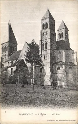 MORIENVAL — A Igreja — Coleções dos Monumentos Históricos, ND Pbot, n°3