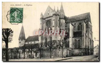 BURY — A Igreja — Impr. de l'Établissement de Béthune (Série 410)