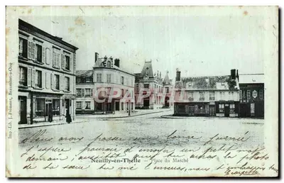 Neuilly-en-Thelle — Place du Marché — Imp. Lab. J. Freimont, Beaumont-sur-Oise
