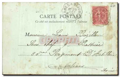 Neuilly-en-Thelle — Place du Marché — Imp. Lab. J. Freimont, Beaumont-sur-Oise — Verso