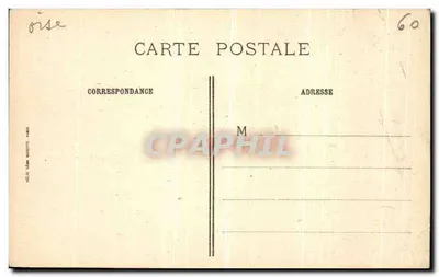 Giardino nell'abbazia di Chaalis — Institut de France — J.-E. Bulloz, Editore — Verso