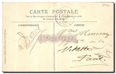 Béthisy-Saint-Pierre — Cavée aux Anglais — Thierry à Béthisy-Saint-Pierre — Verso