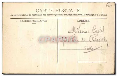Crépy-en-Valois (Oise) - Porta di San Ladre — MP. LIB. CRÉPAUX - LA FERTÉ-MILON, n°252 — Verso