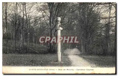 Sainte-Geneviève (Oise) — Bosque de Mouchy - Cruzeiro Courval — Pollilleux a Sainte-Geneviève
