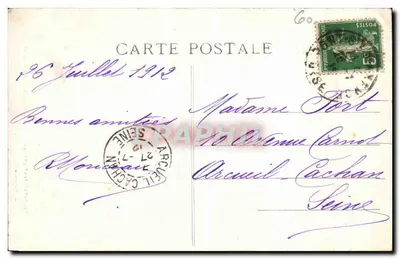 Most Sainte-Maxence — Las Halatte — Obelisk — Wyd. Pap., L. Morieu w Pont — Rewers
