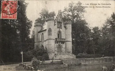 Coye — Os Lagos de Commelle — O Castelo da Rainha Branca — Imp. Phot. J. Frémont, Beauvais