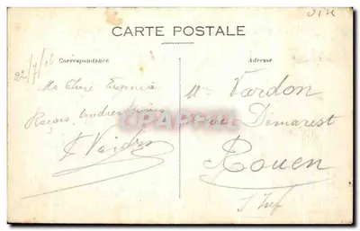 Crépy-en-Valois - Panorama — editore non identificato, n° di serie 36 — Verso