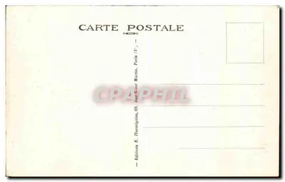 Beauvais — La Catedral (lado norte bajo) y los 2 relojes — E.H. - 4 — Reverso