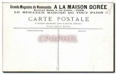 L'Aunette près S. — Vue de la rivière entourée de forêt — éditeur A LA MAISON DORÉE — Verso