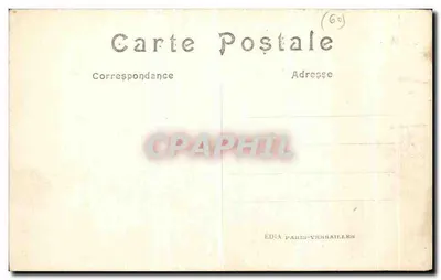 Senlis — Ulica spalona podczas Wojny 1914 — Wydawca LL. — Rewers