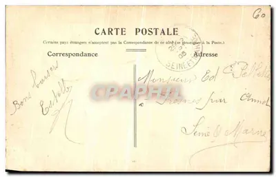 Beauvais — Algemene uitzicht genomen vanaf Saint-Etienne — Uitgever niet geïdentificeerd — Achterkant