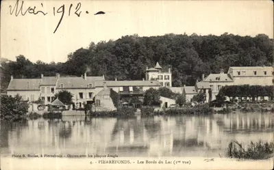 Pierrefonds — Les Bords du Lac (1ère vue) — Photo G. Duclos, à Pierrefonds