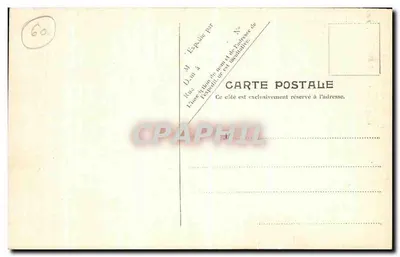 Pierrefonds — Le Château, Statue du duc d'Orléans — V.P. Paris No. 7 — Verso