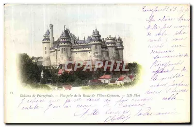 Château de Pierrefonds — Vue prise de la Route de Villers-Cotterêts — ND Phot