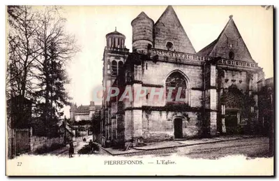 Pierrefonds — L'Église — Éditeur A. Breger Frères