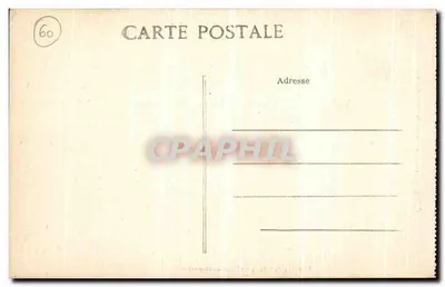 Compiègne — Statua Jeanne d'Arc — Wydawca anonimowy, nr serii 60 — Rewers